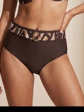 Silhouette Solutions Swim Bottom With Decorative Belt